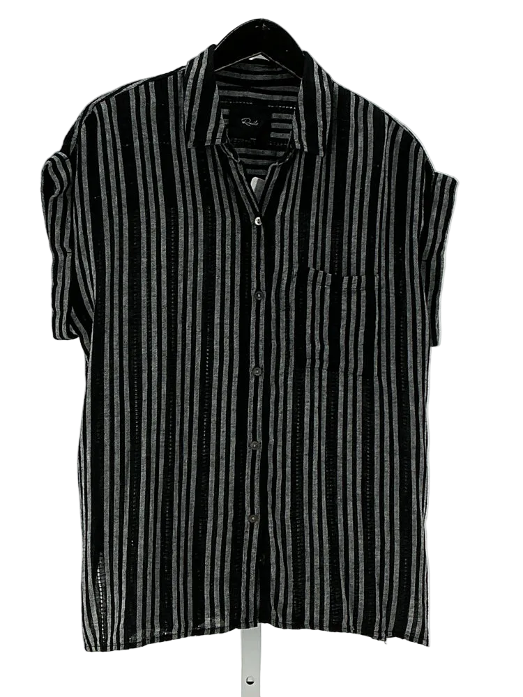 Rails Size M Black & White Shirt