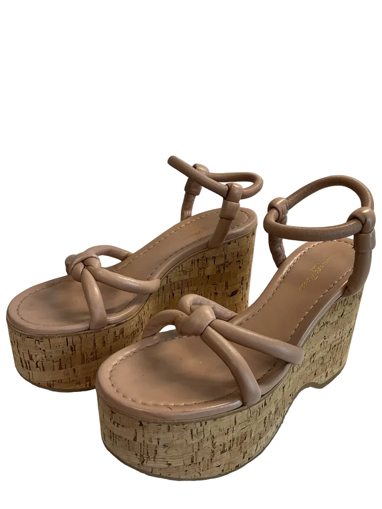 Gianvito Rossi Shoe Size 9.5 Peach Wedges