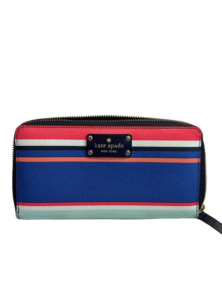 Kate Spade Blue multi Wallet