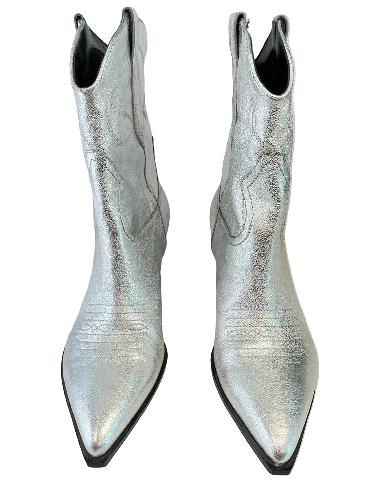 Dolce Vita Shoe Size 10 Silver Boots