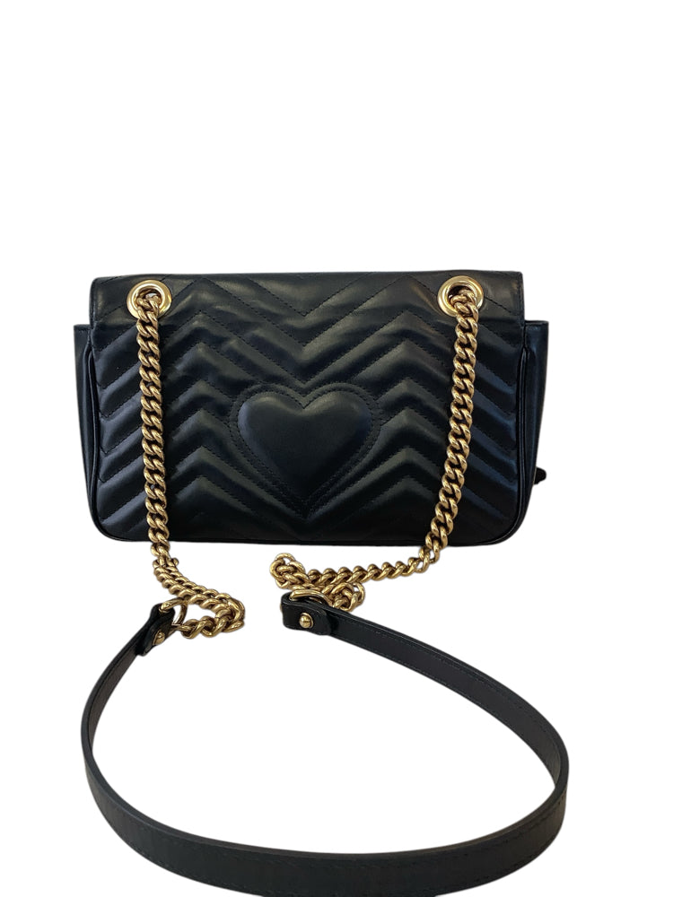 Gucci Black Marmont Handbags