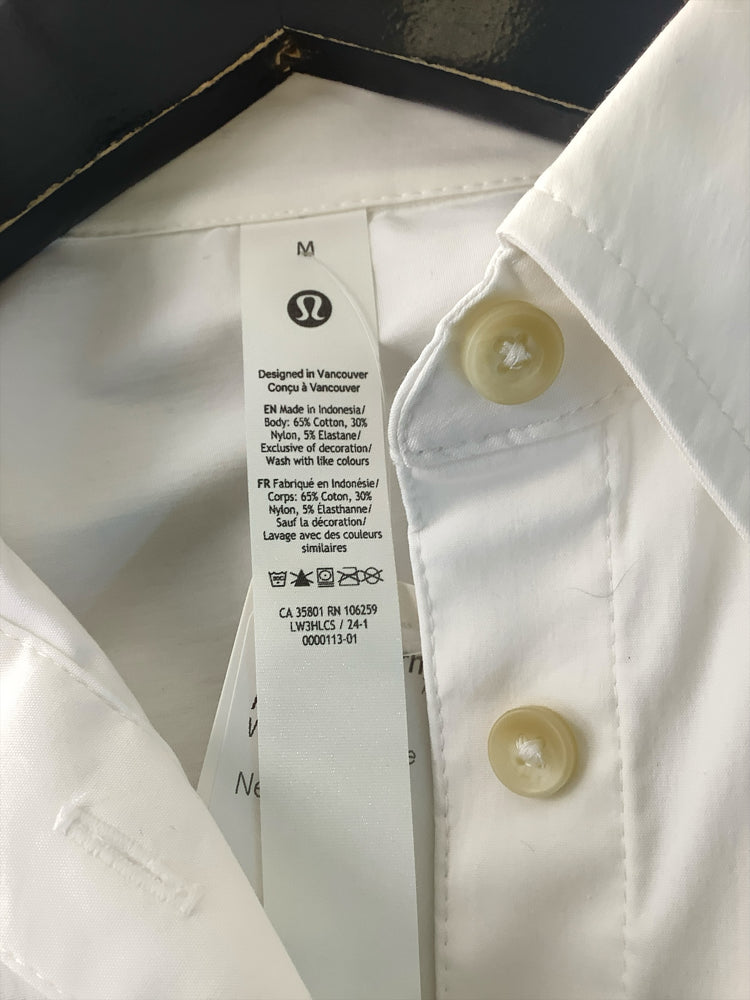 lululemon Size M White Shirt