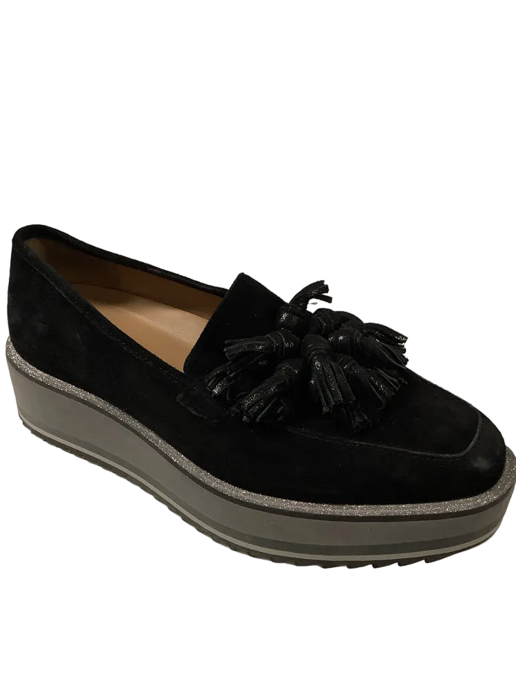 Johnston & Murphy Shoe Size 6 Black Gracelyn Loafers