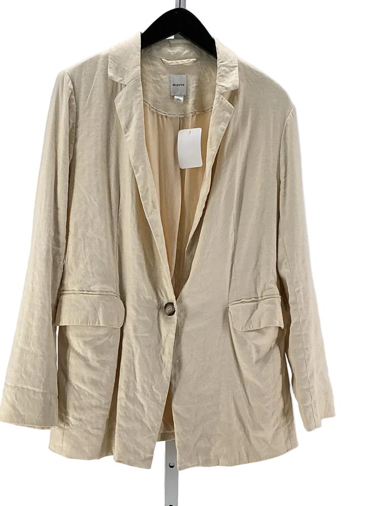 Maeve Size S Cream Blazer