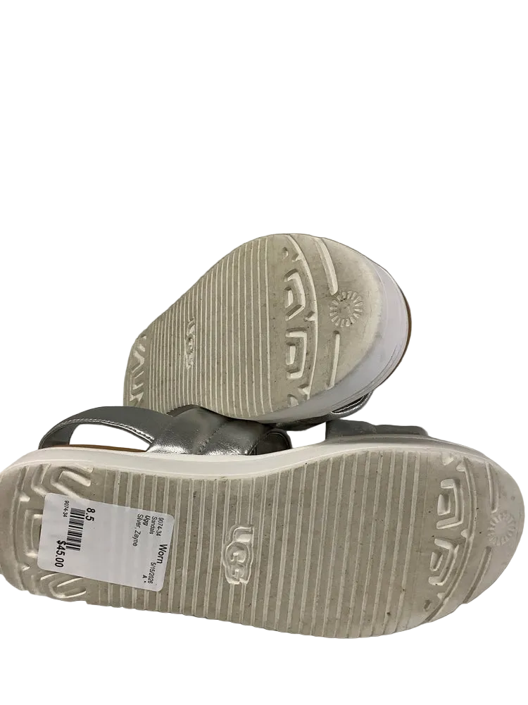Ugg Shoe Size 8.5 Silver Zayne Sandals
