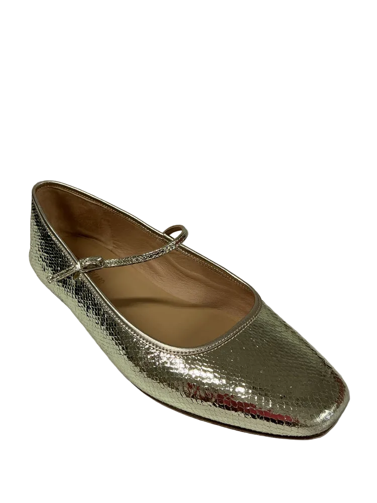 Veronica Beard Shoe Size 8.5 Gold Ellie Mary Jane