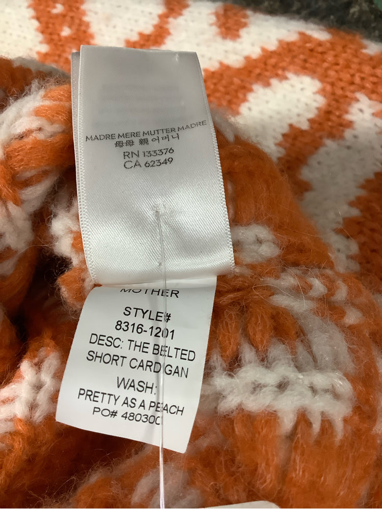 Mother Size S Cream & orange Cardigan