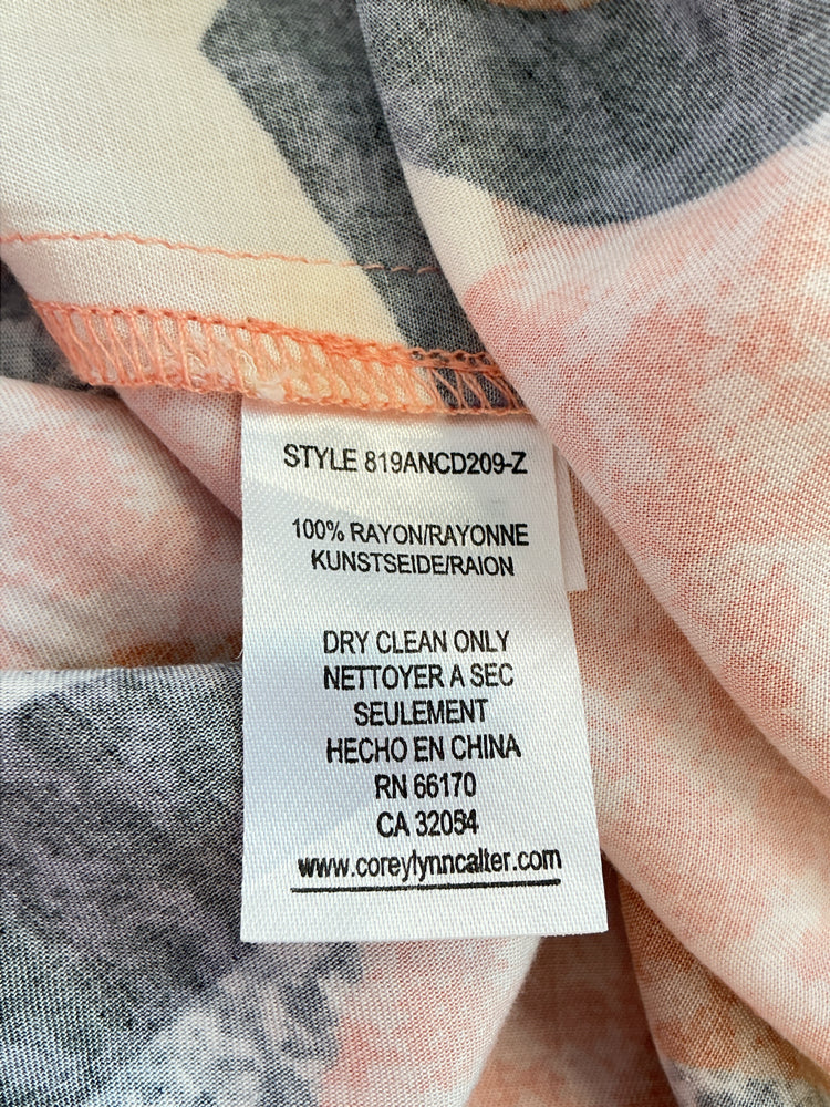 Corey Lynn Calter Size XL Orange Multi Dress