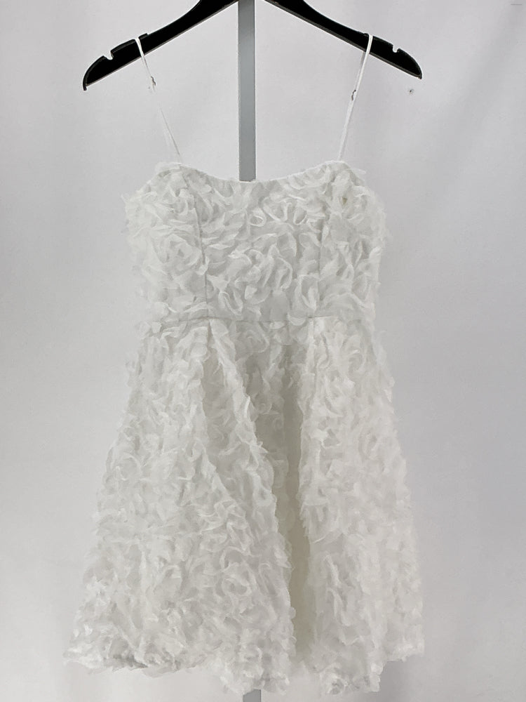 Billy J Size 8 White Ada Dress