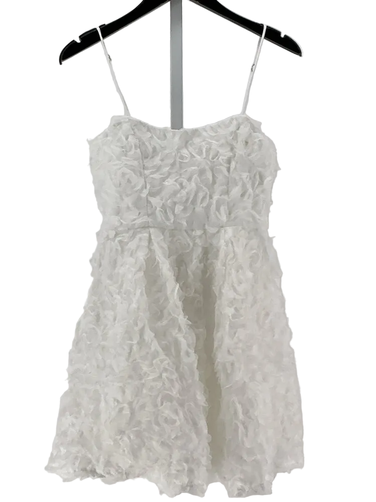 Billy J Size 8 White Ada Dress