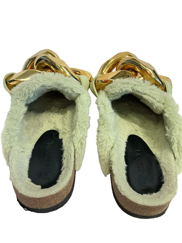 JW Anderson Shoe Size 7.5 Green Mules