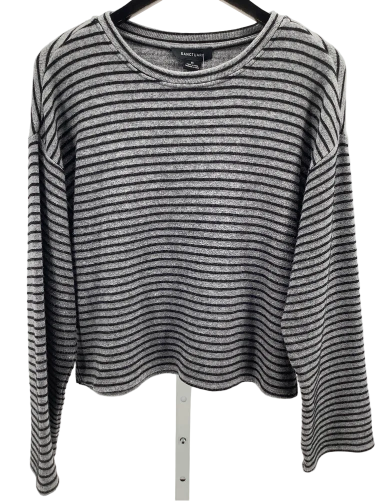 Sanctuary Size XS Gray & Black Shirt