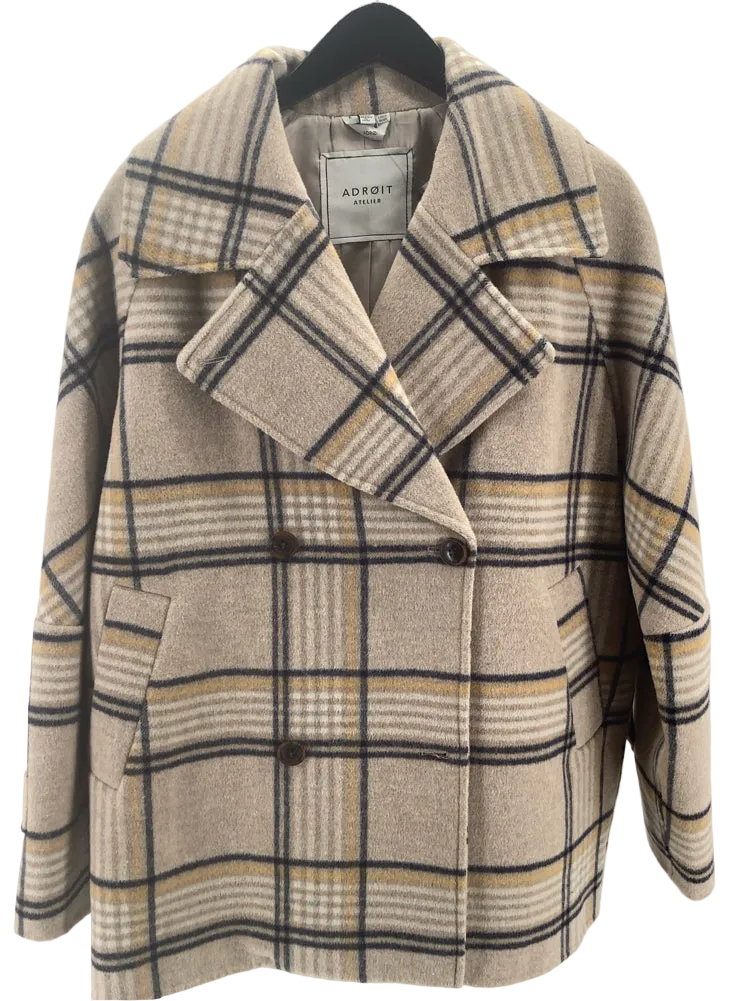 Adroit Atelier Size M Tan Multi Jacket