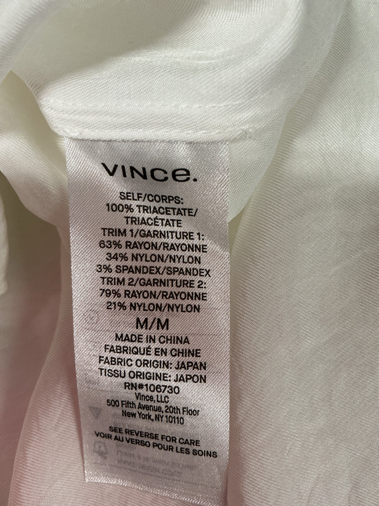 Vince Size M White Shirt