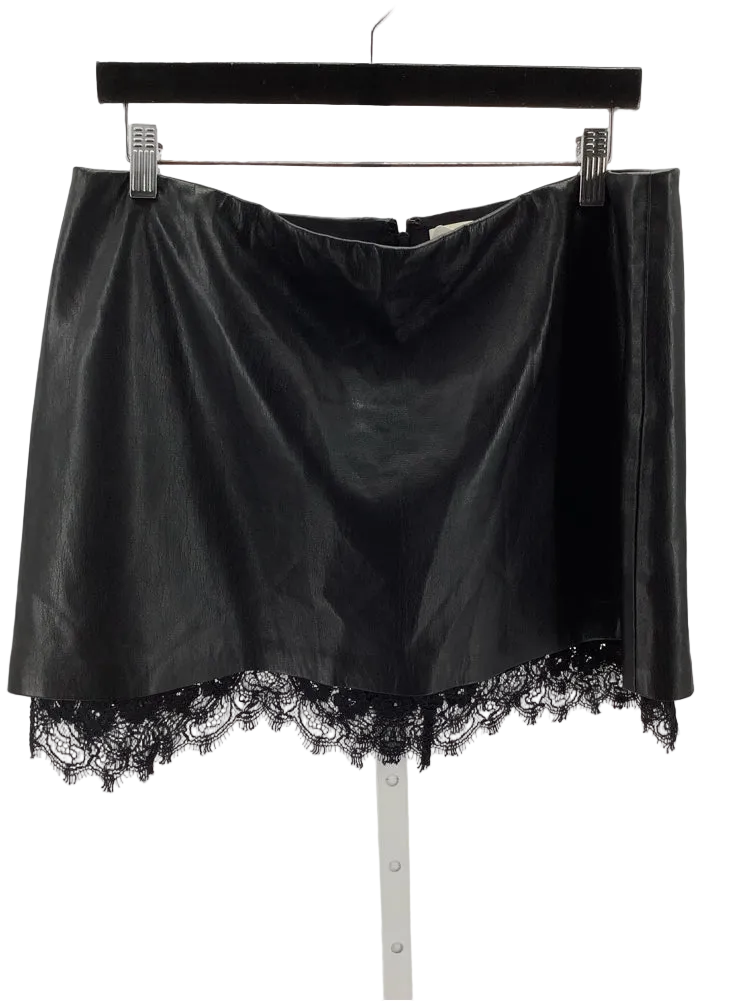 Alice & Olivia Size 14 Black Skirt