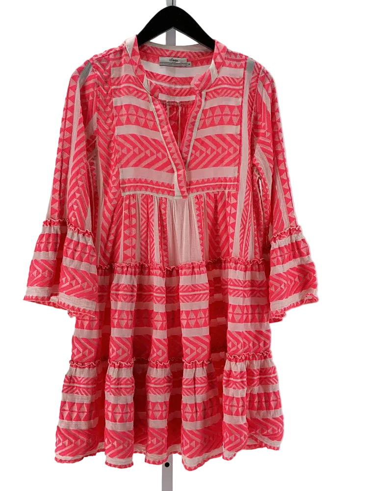 Devotion Twins Size S Pink & Cream Ella Dress