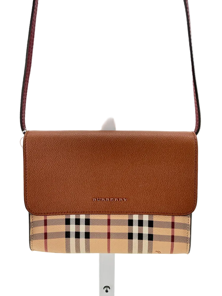 Burberry Brown Multi Loxley Handbags
