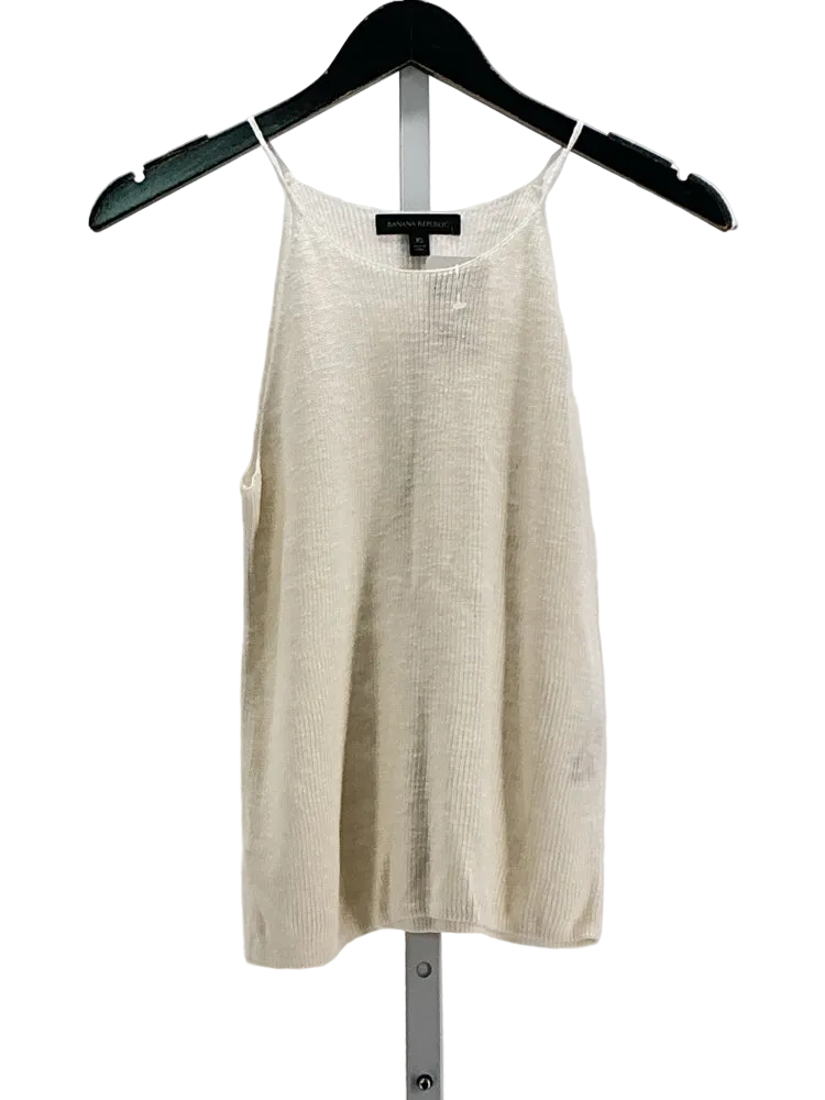 Banana Republic Size XS Cream Halter