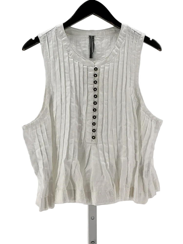 Anthropologie Size XL White Tank Top