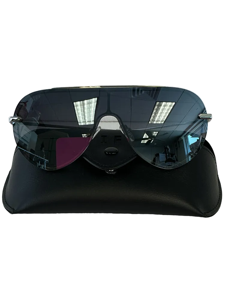 Diff Silver Sunglasses