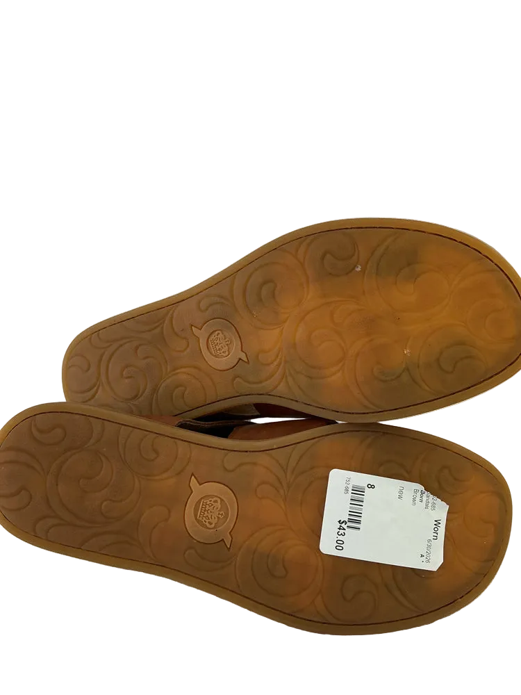 Born Shoe Size 8 Brown Sandals