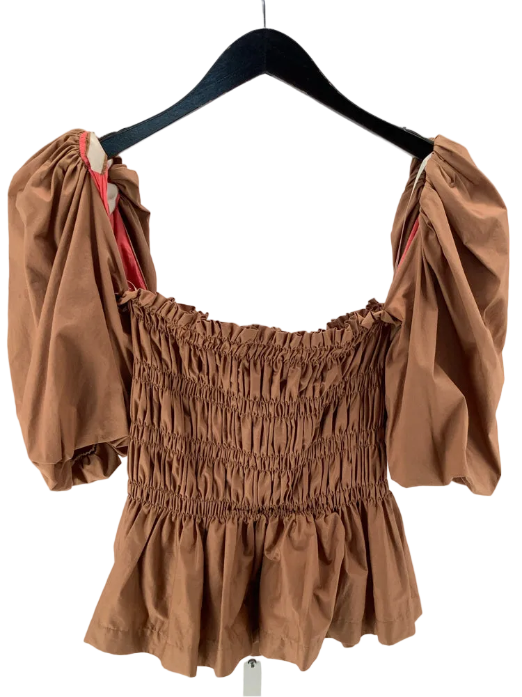 Johanna Ortiz Size S Brown Shirt