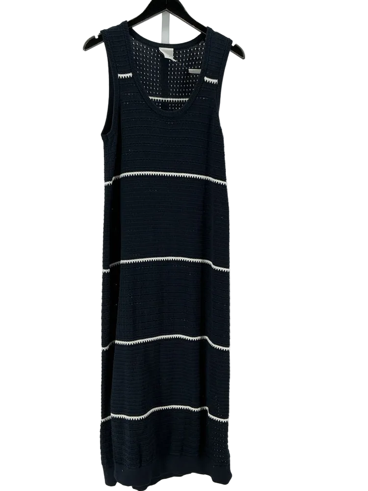 Varley Size M Navy & white Dress