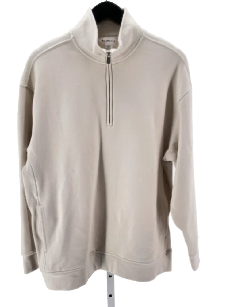 Athleta Size MT Cream Sweatshirt