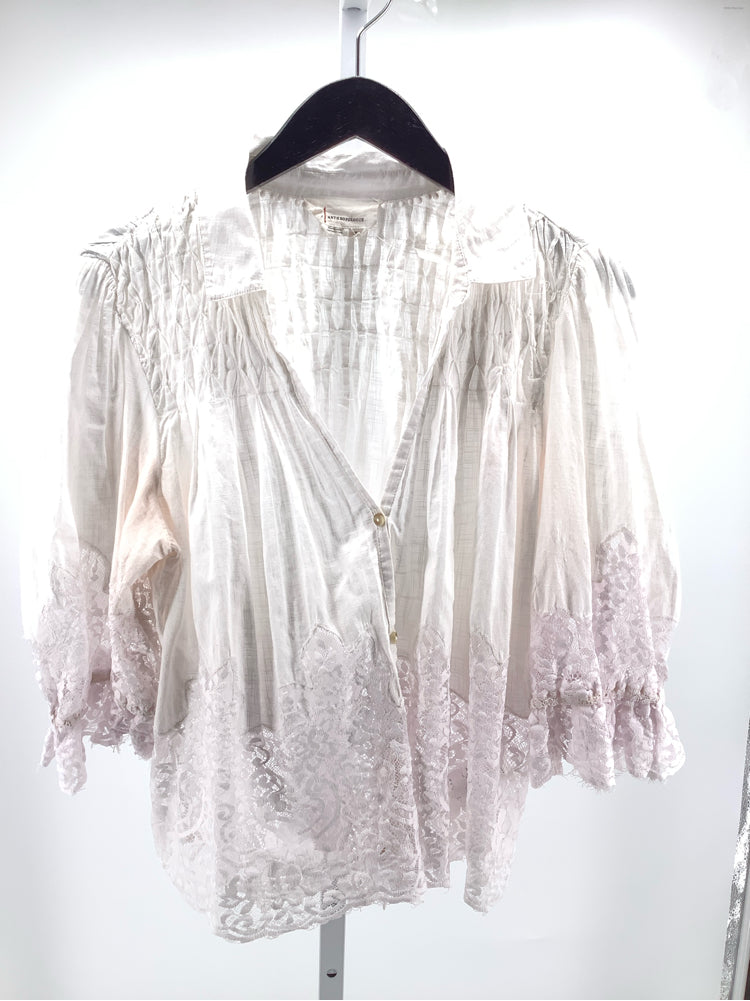 by anthropologie Size M White Shirt