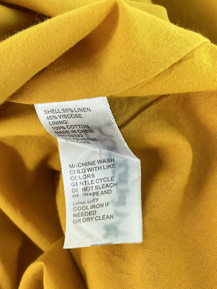 Evereve Size M Yellow Dress