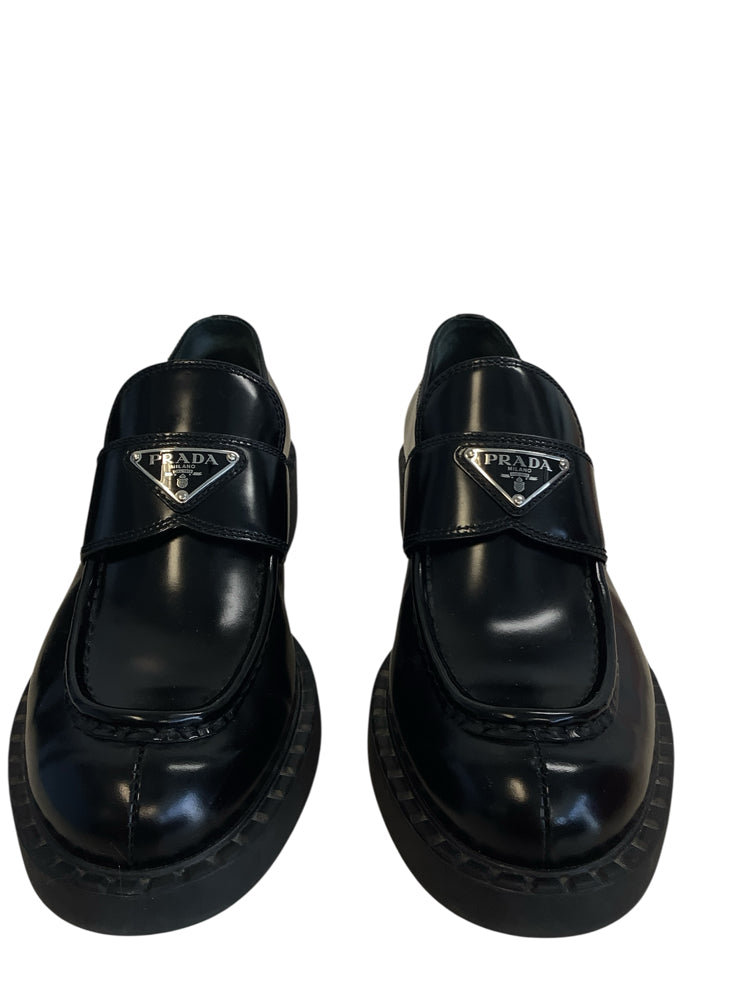 Prada Shoe Size 9.5 Black Loafers