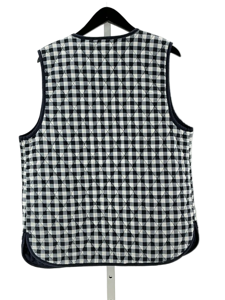 Free People Size L Navy & white Vest