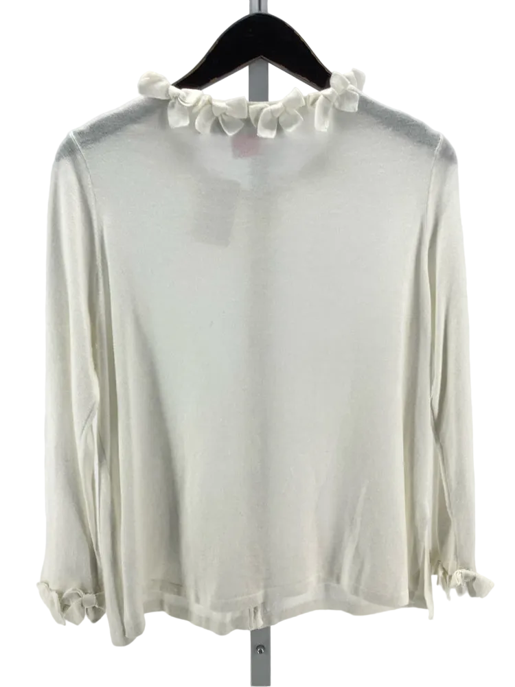 Gretchen Scott Size L Cream Sweater
