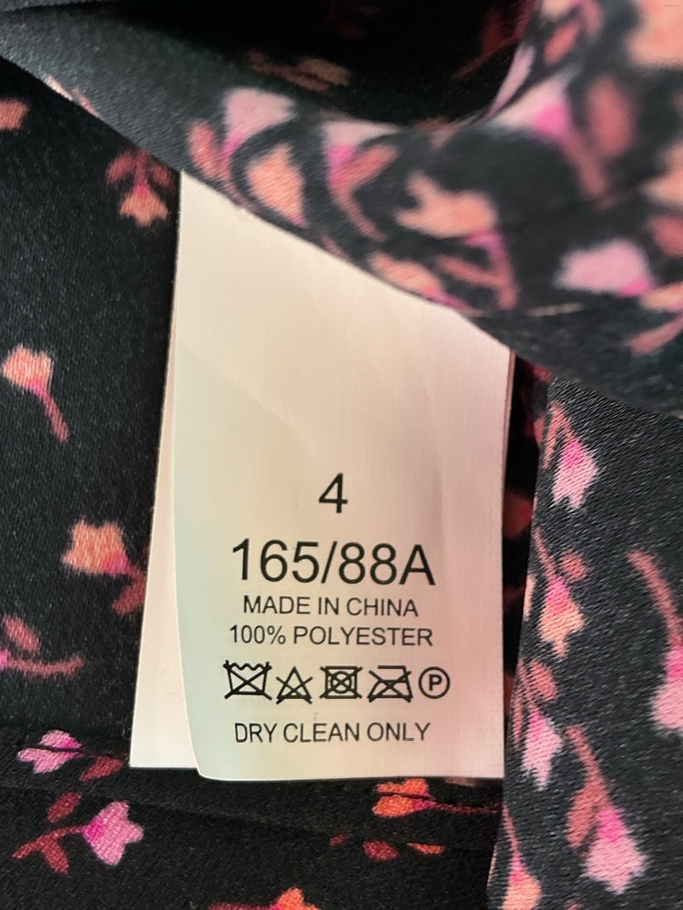 Kate Spade Size 4 Black & Pink Dress