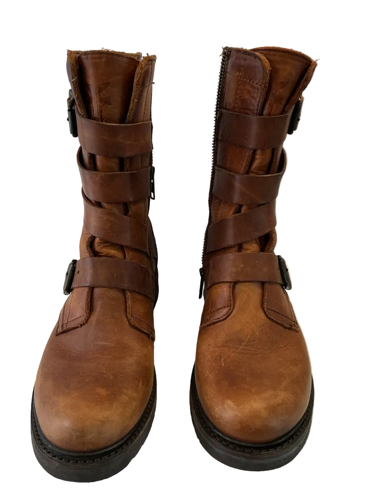 Frye Shoe Size 8 Brown Veronica Booties