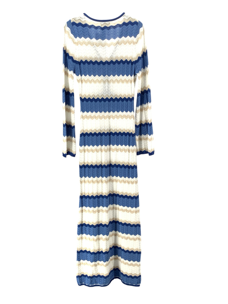 Seven Wonders Size L Blue Multi Dress