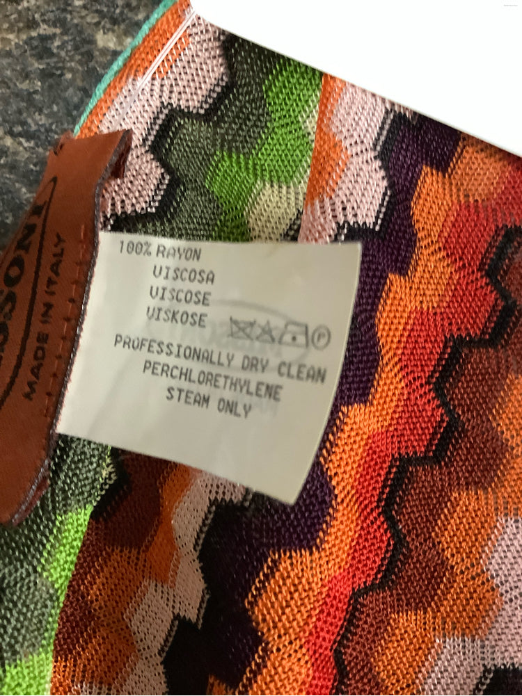 Missoni Size XS Orange Multi Cardigan