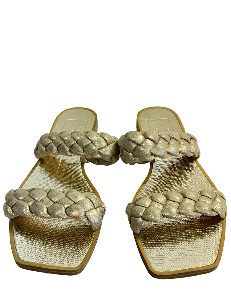 Dolce Vita Shoe Size 6.5 Gold Sandals