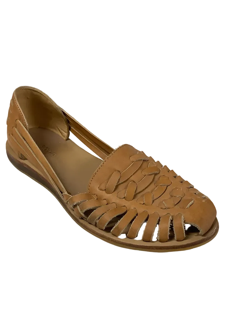 Nisolo Shoe Size 7.5 Tan Huarache Flats