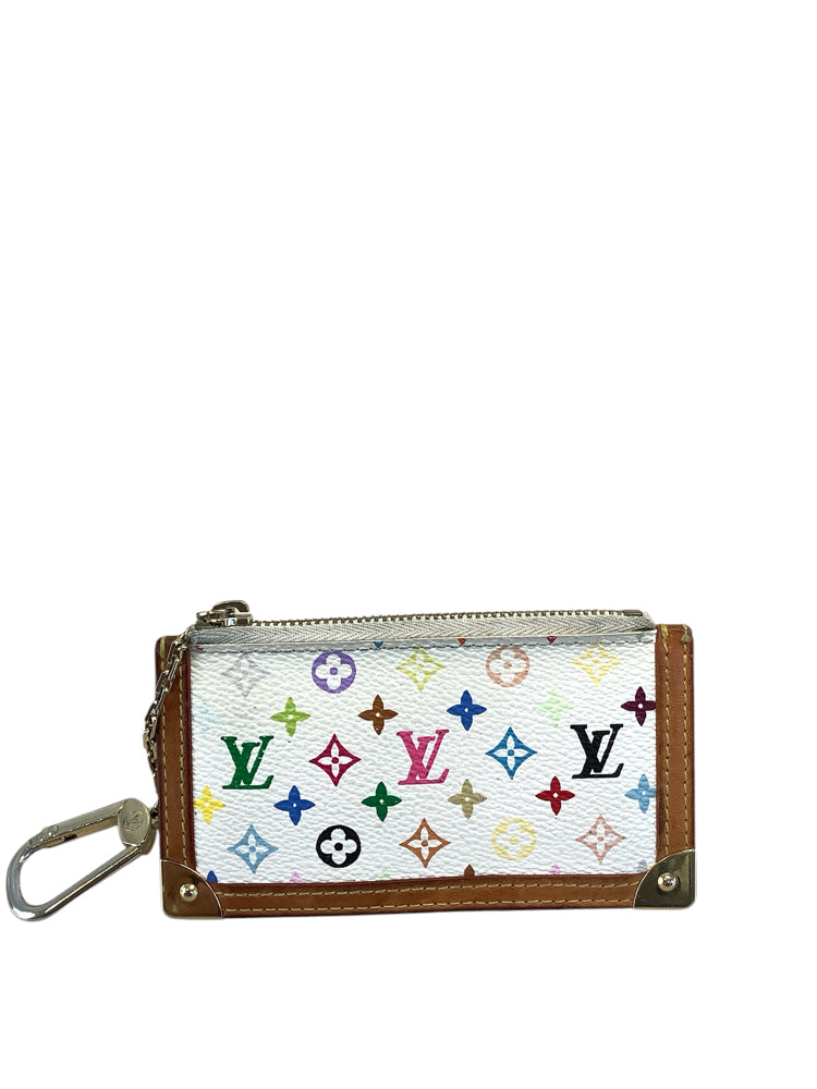 Louis Vuitton White multi Pouch