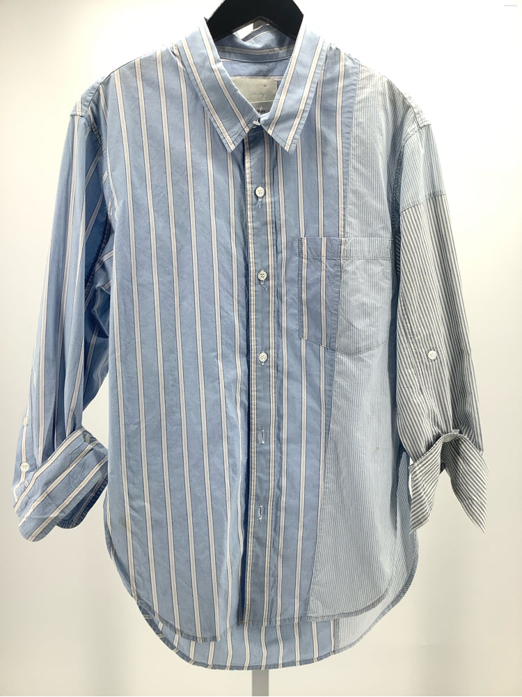 Citizens of Humanity Size XS Blue & White Shirt