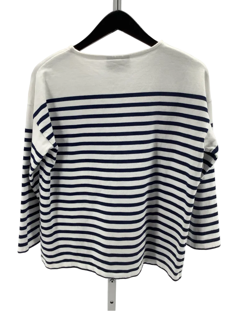 Loup Size XS White & Navy Marianne Shirt