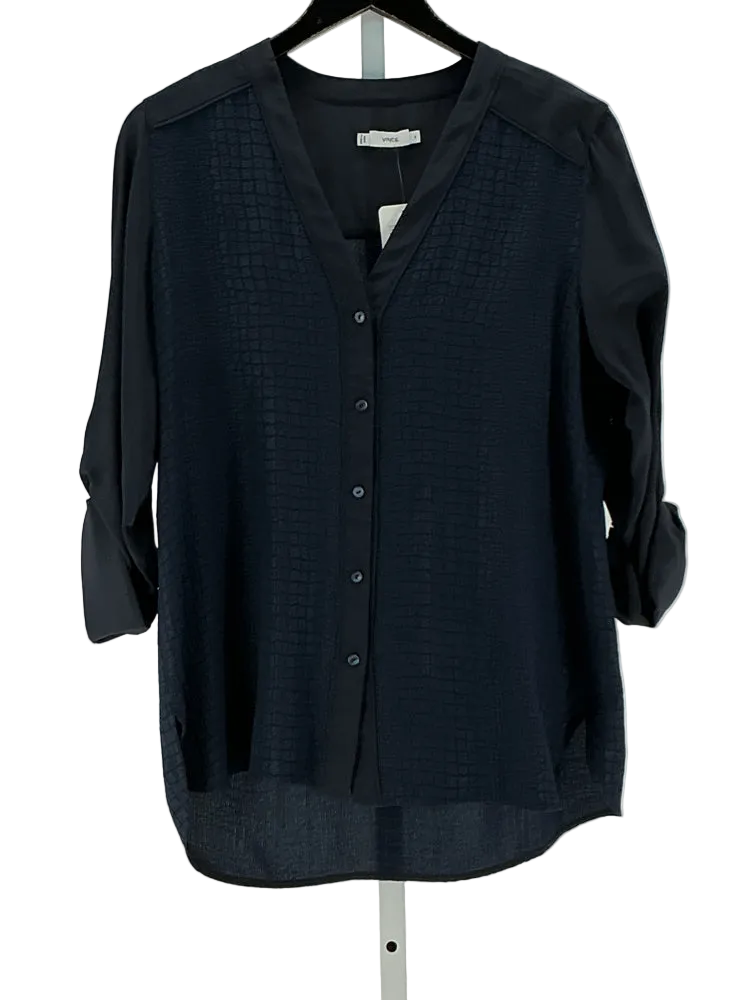 Vince Size M Navy Shirt