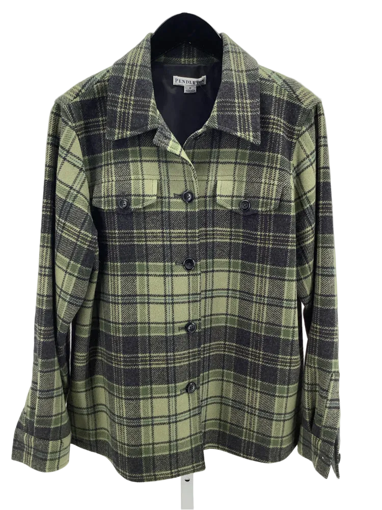 Pendleton Size M Green multi 49er Jacket