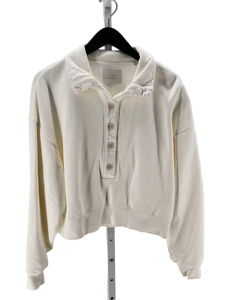 Citizens of Humanity Size S Cream Mirelle Sweatshirt