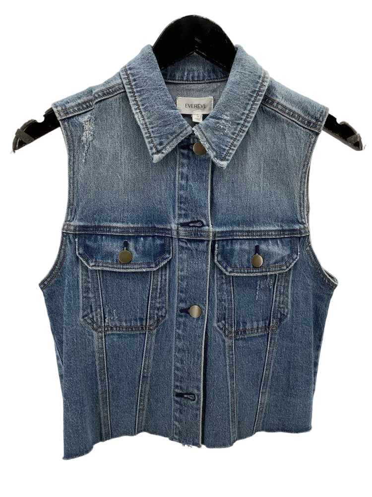 Evereve Size S Denim Robbie Vest