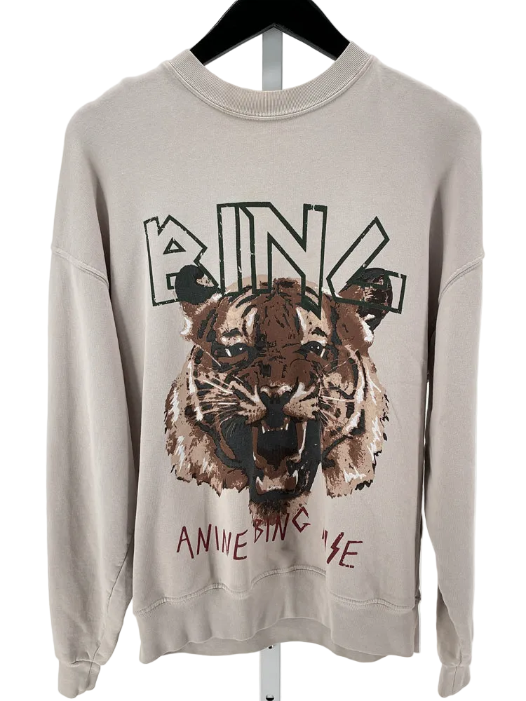 Anine Bing Size S Tan Multi Sweatshirt