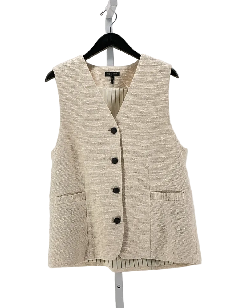 Rag & Bone Size L Cream Vest