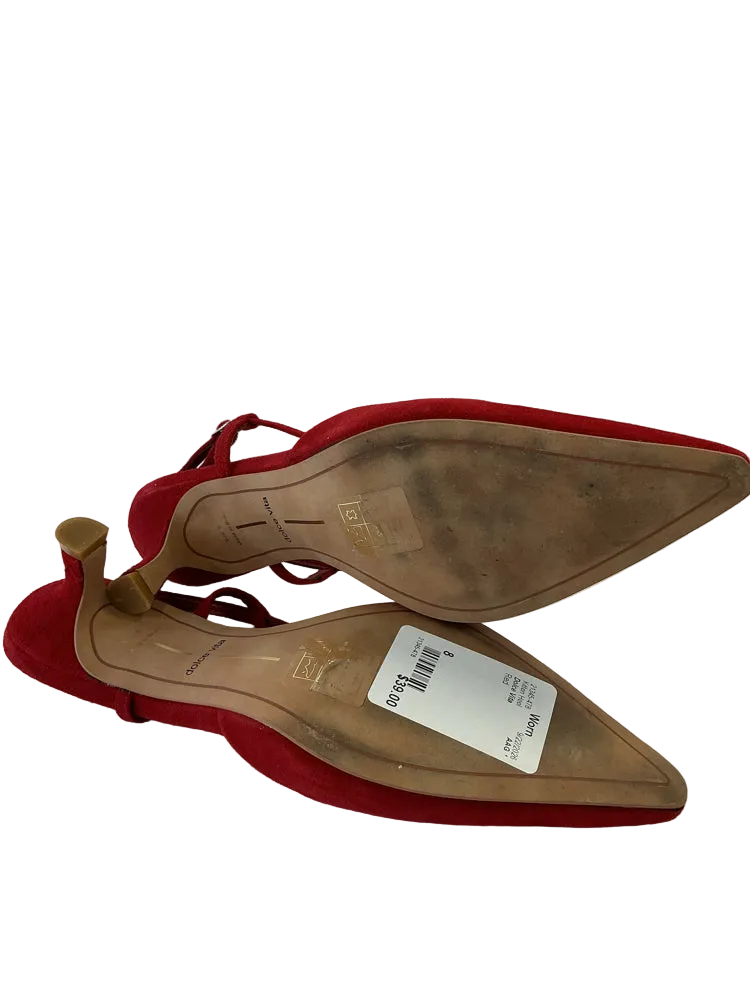 Dolce Vita Shoe Size 8 Red Kitten Heel