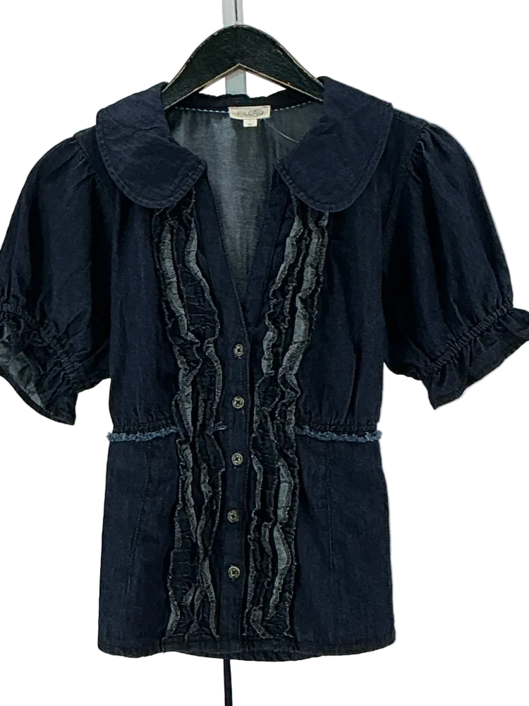 Pilcro Size S Denim Keira Shirt